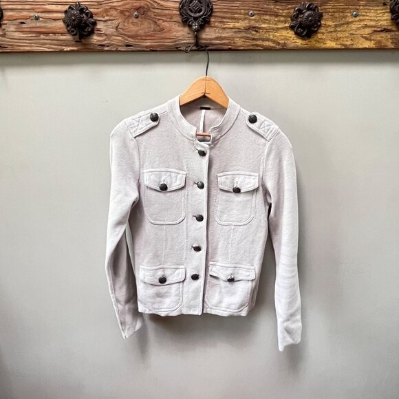 Free People Slub Knit Military‎ Cardigan Sweater Size XS - Picture 1 of 7